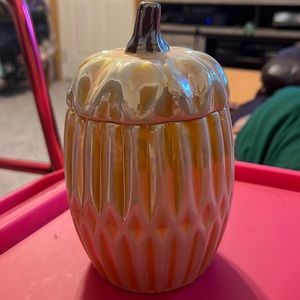 Pumpkin candle